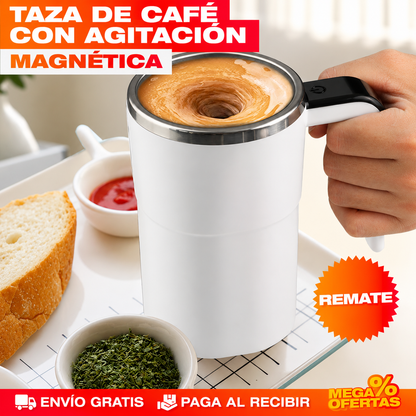 Taza mezcladora digital inteligente - mezcla tu café en segundos.